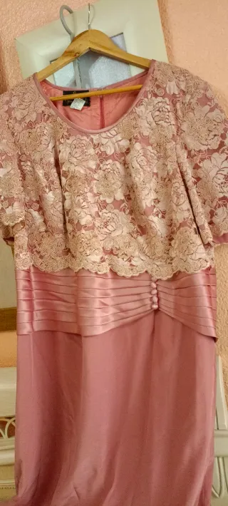 Vestido alta costura madrina 54/56