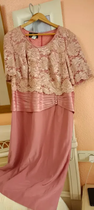 Vestido alta costura madrina 54/56