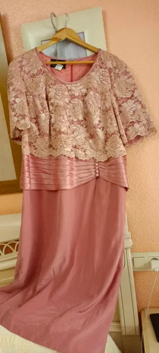 Vestido alta costura madrina 54/56