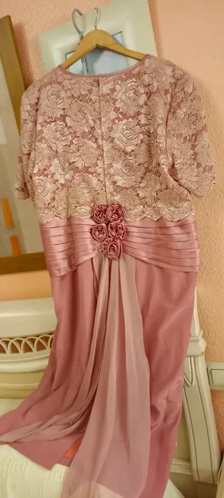 Vestido alta costura madrina 54/56