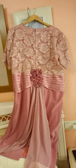 Vestido alta costura madrina 54/56