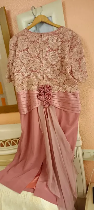 Vestido alta costura madrina 54/56