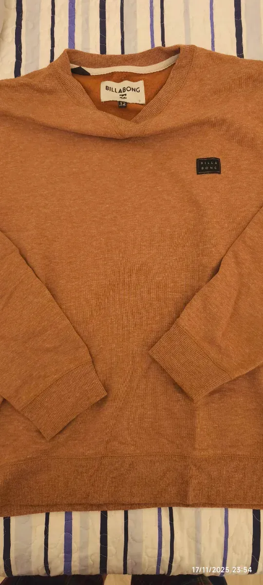 Sudadera Billabong sin capucha marrón/anaranjada