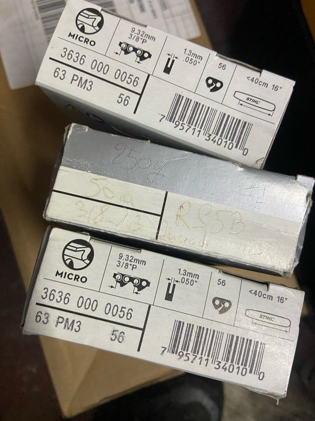 3 Cadenas STIHL 63 PM3 56 Eslabones