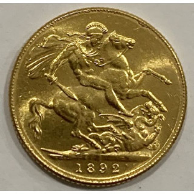 Soberano de Oro 1892