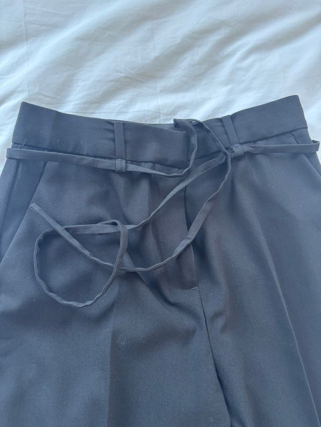 Pantalón vestir Mango Negro Talla S