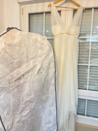 Vestido de Novia Blanco Talla 42