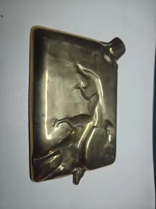 Cenicero Bronce Vintage Setters Caza Rusia