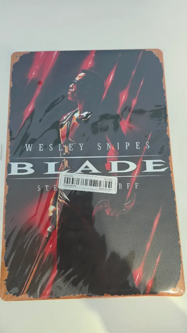 Póster Metálico Blade Wesley Snipes
