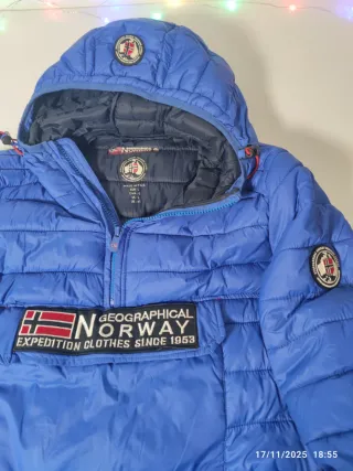 Piumino Geographical Norway Uomo Blu