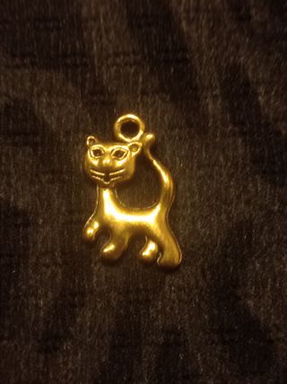 11 Dijes lote Colgantes Gato Baño Oro
