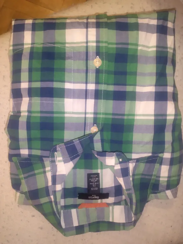 Camisa Gap kids cuadros 10-11 años