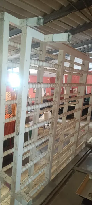 Rejas metálicas blancas