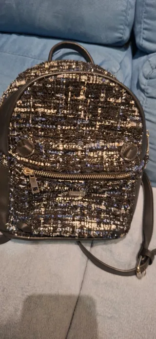 Mochila Mustang Negra Multicolor