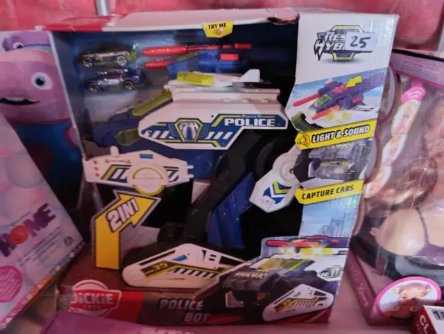 Juguete Policía Dickie Toys 2 en 1