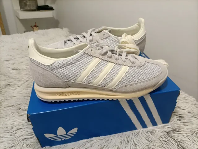 Zapatillas Adidas Talla 42 Gris/Blanco