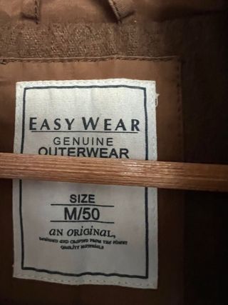 Cazadora Easy Wear Talla M/50 Marrón