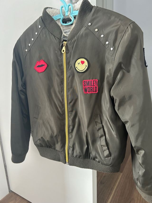 Chaqueta bomber niña 8-9 años marca Smiley world