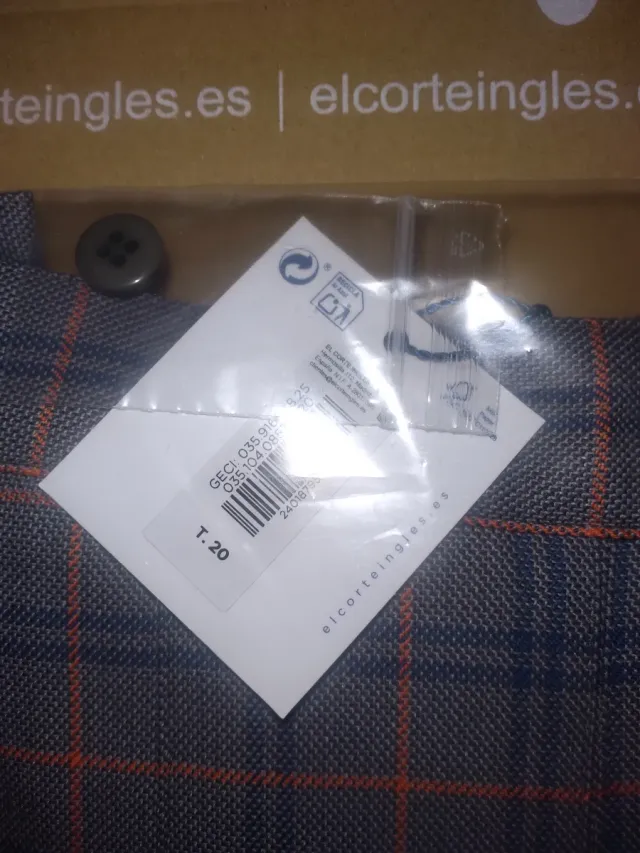 Falda Colegio Calasancio Talla 20