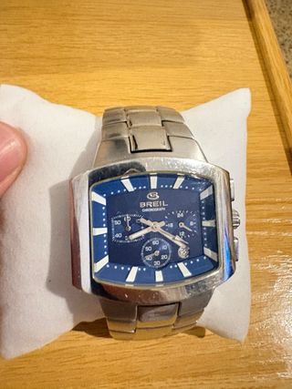 Reloj Breil Chronograph Azul y Plateado