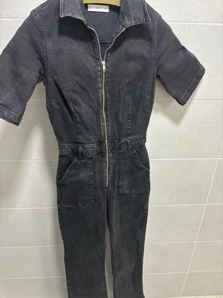 Mono largo negro Mango