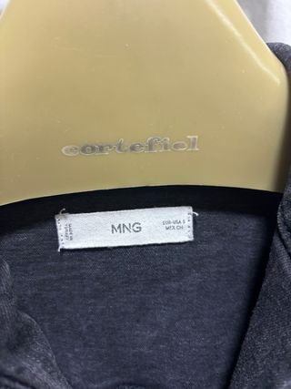 Mono largo negro Mango