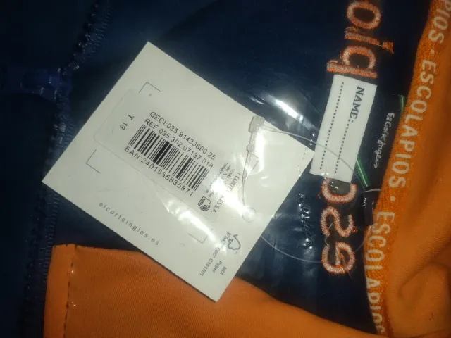 Sudadera Colegio Calasancio Talla 18