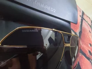 Occhiali da sole Dsquared2 neri/oro