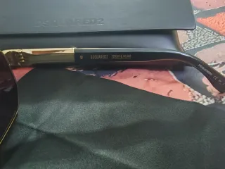 Occhiali da sole Dsquared2 neri/oro