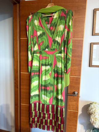 Vestido fiesta Panambi T.36 + Fular