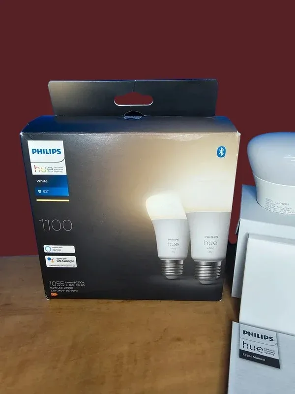 Pack 2 Bombillas Philips Hue White E27