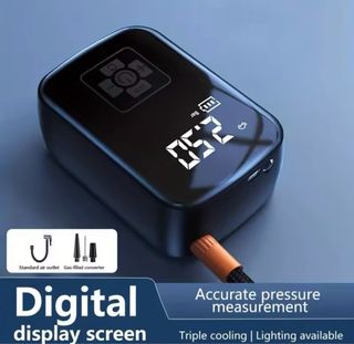 Inflador Bomba Aire Coche/Bici Digital