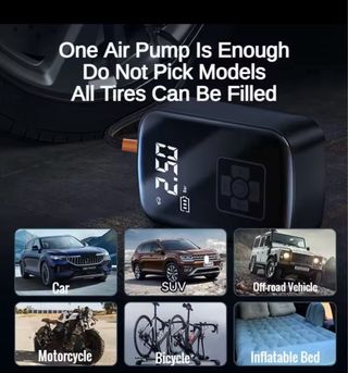 Inflador Bomba Aire Coche/Bici Digital