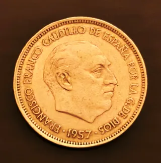 Moneda 25 Pesetas 1957