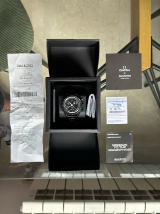 Omega x Swatch Moonphase Negro
