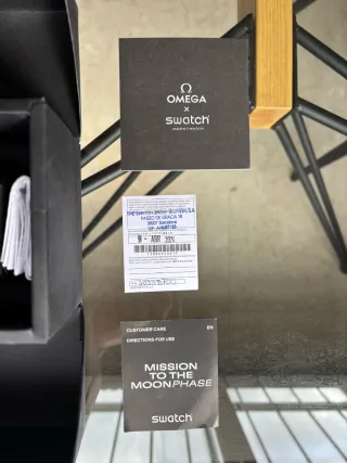 Omega x Swatch Moonphase Negro