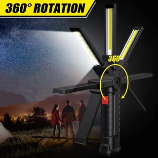 Torcia LED Lavoro Magnetica Portatile Ricaricabile