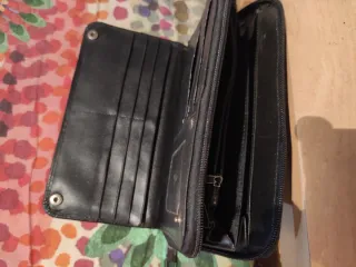 Cartera Tarjetero Mujer Negro