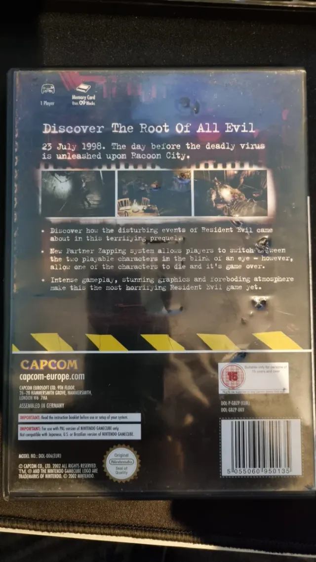 Resident Evil Biohazard 0 GameCube PAL