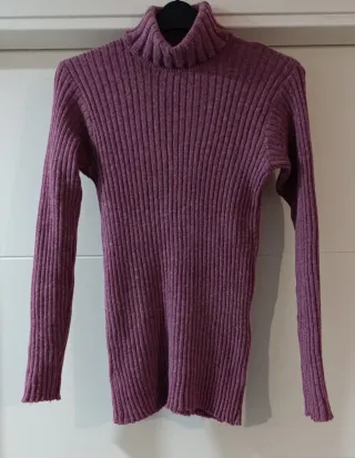 Jersey cuello alto mujer talla M-L