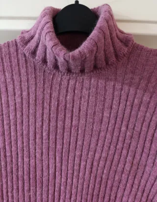 Jersey cuello alto mujer talla M-L