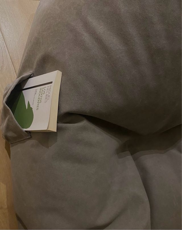 Puff grande algodón Zara Home precioso