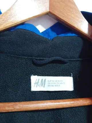 Chaqueta niño capucha neopreno térmica