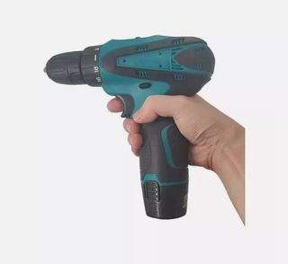 Trapano Avvitatore con 2 Batterie e Accessori