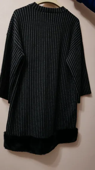 Vestido Zara Talla S Rayas Pelo