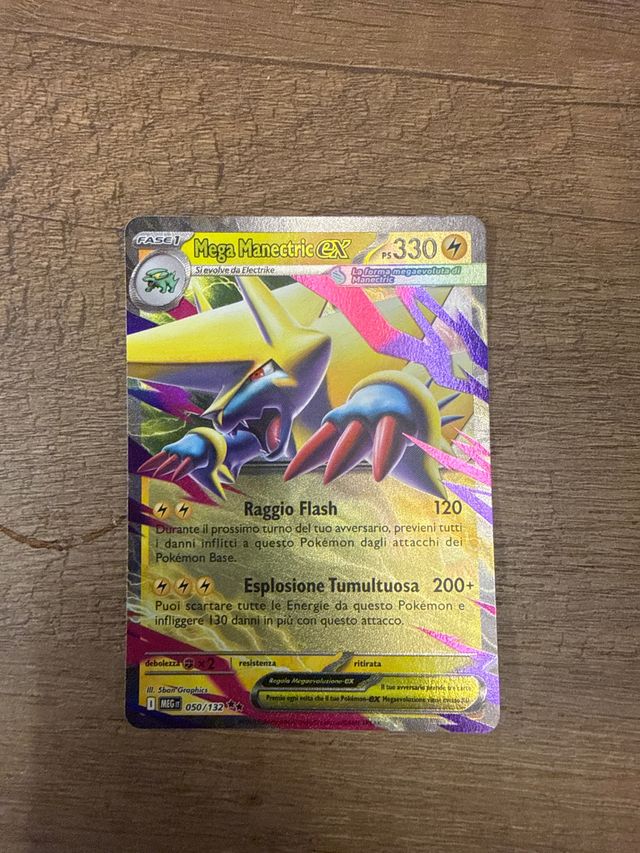 Mega Manectric EX 050/132 Carta Pokémon