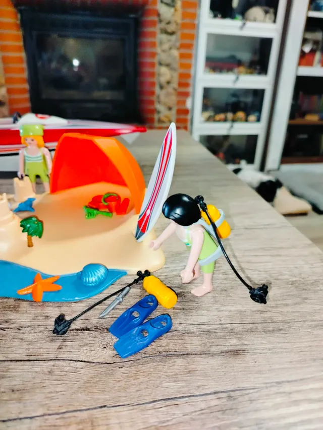 Playmobil Barca e Spiaggia