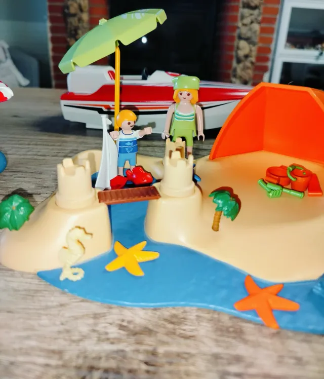 Playmobil Barca e Spiaggia