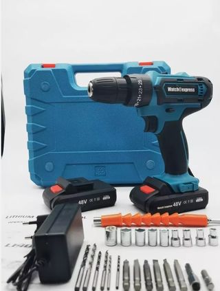 Trapano Avvitatore Percussione con 2 Batterie 48v