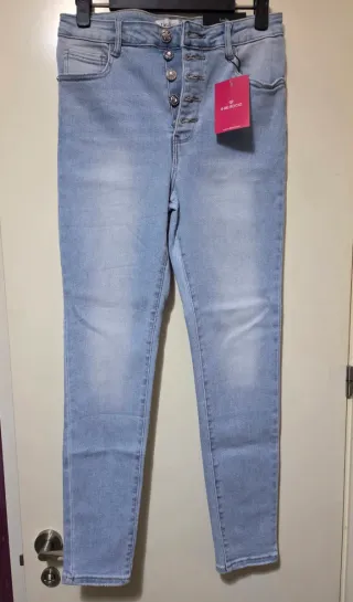 Vaqueros botones joya